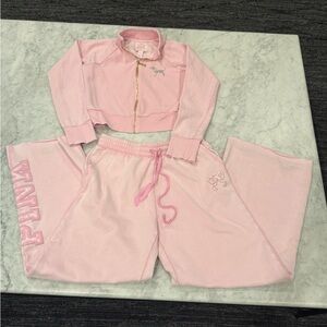 The PINK Victoria's Secret LoveShackFancy Pink Fleece